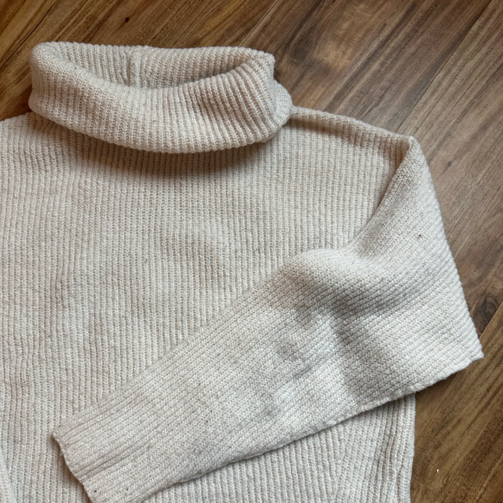 ASOS White Cowl Neck Sweater